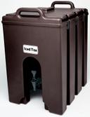 Camtainer Insulated Beverage Camtainer Dispenser, Dark Brown, 10 Gallon.