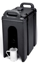 Camtainer Insulated Beverage Dispenser, Black, 2 1/2 Gallon.