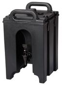 Camtainer Insulated Beverage Camtainer Dispenser, Black, 1 3/8 Gallon.