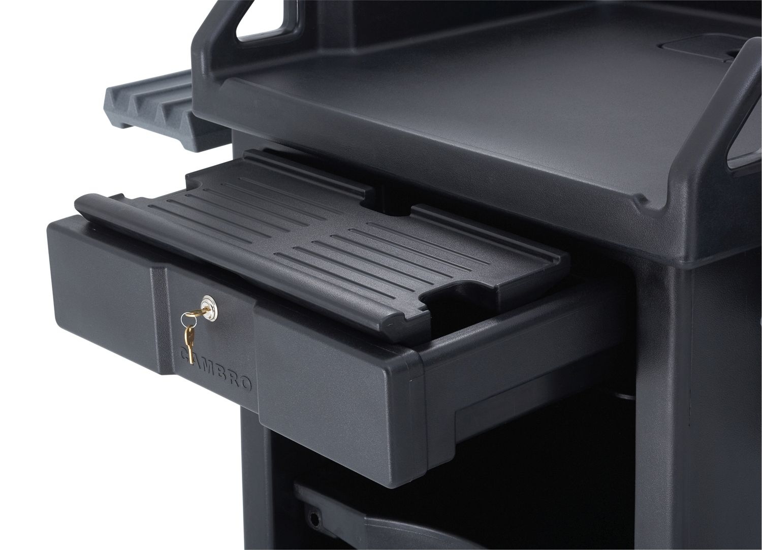 Cambro Black Keyboard Tray Only, 20 5/8 x 10 1/8 x 2 inch.