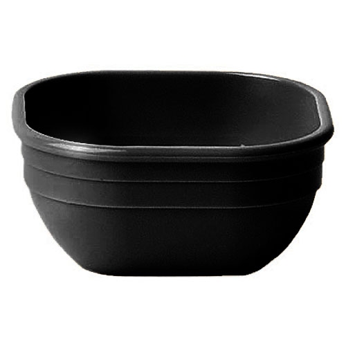 Cambro Dinnerware Square Bowl, Black, 9.4 Ounce -- 48 per case.