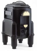 CamServer Plastic Insulated Beverage Dispanser, Black, 3 Gallon.