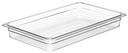 Camwear Full Size Food Pan, Clear, 12 3/4 X 20 7/8 inch -- 6 per case