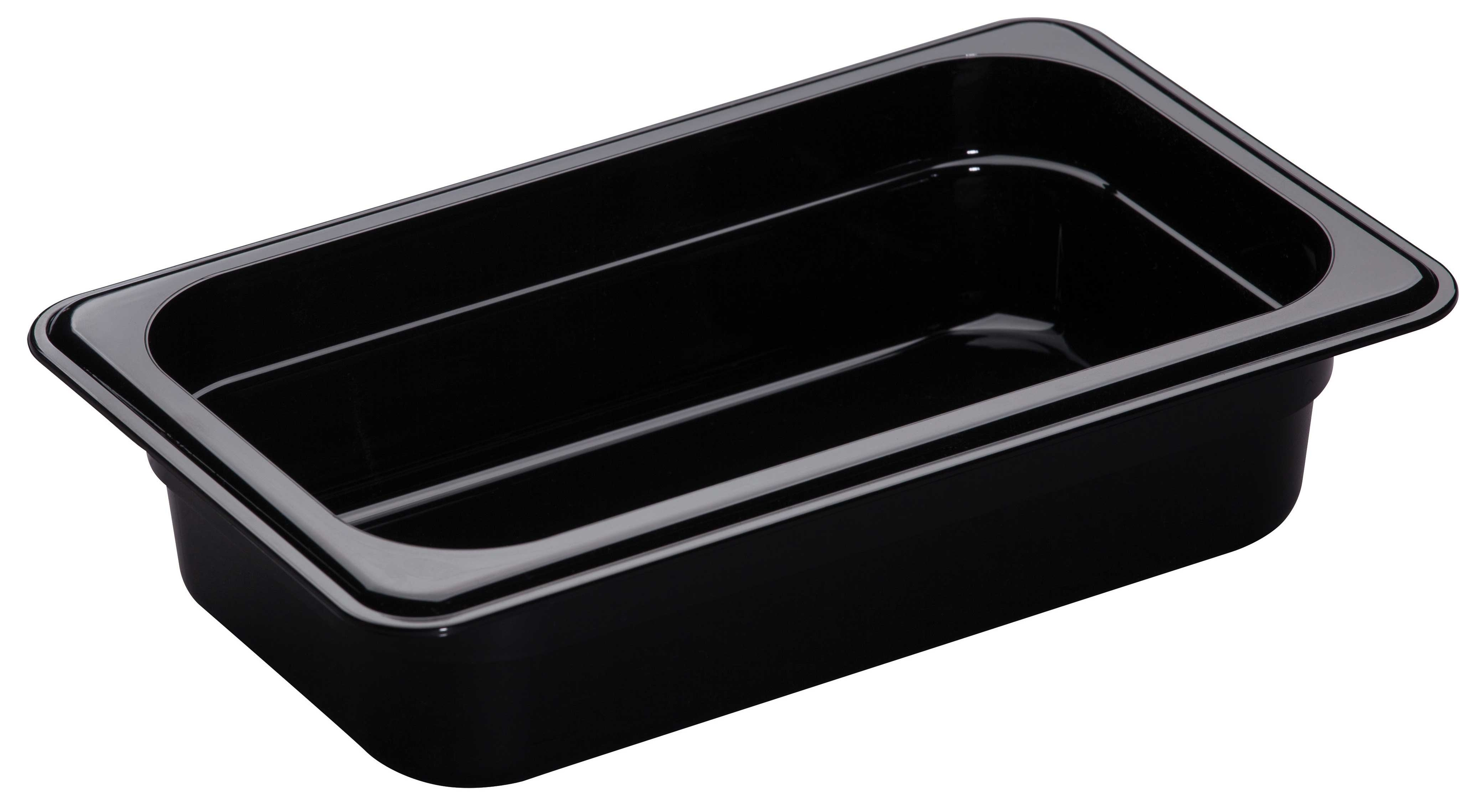 Cambro H-pan Black Gn 1/4 Fourth Size 1.8 Quart High Heat Food Pan, 6 3/8 X 10 7/16 X 2 1/2 Inch -- 6 Per Case