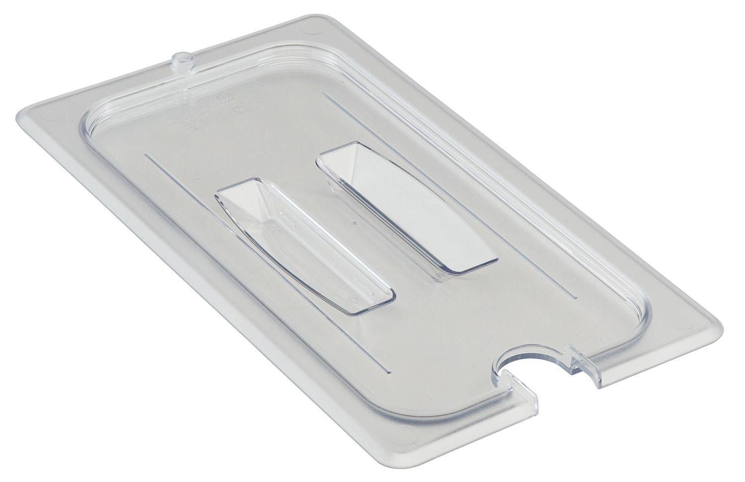 Camwear Clear Cover with Handle Only for One Third Size Food Pan, 6 15/16 x 12 3/4 inch -- 6 per case