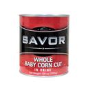 Savor Imports Cut Baby Corn,  109 ounce -- 6 per case.