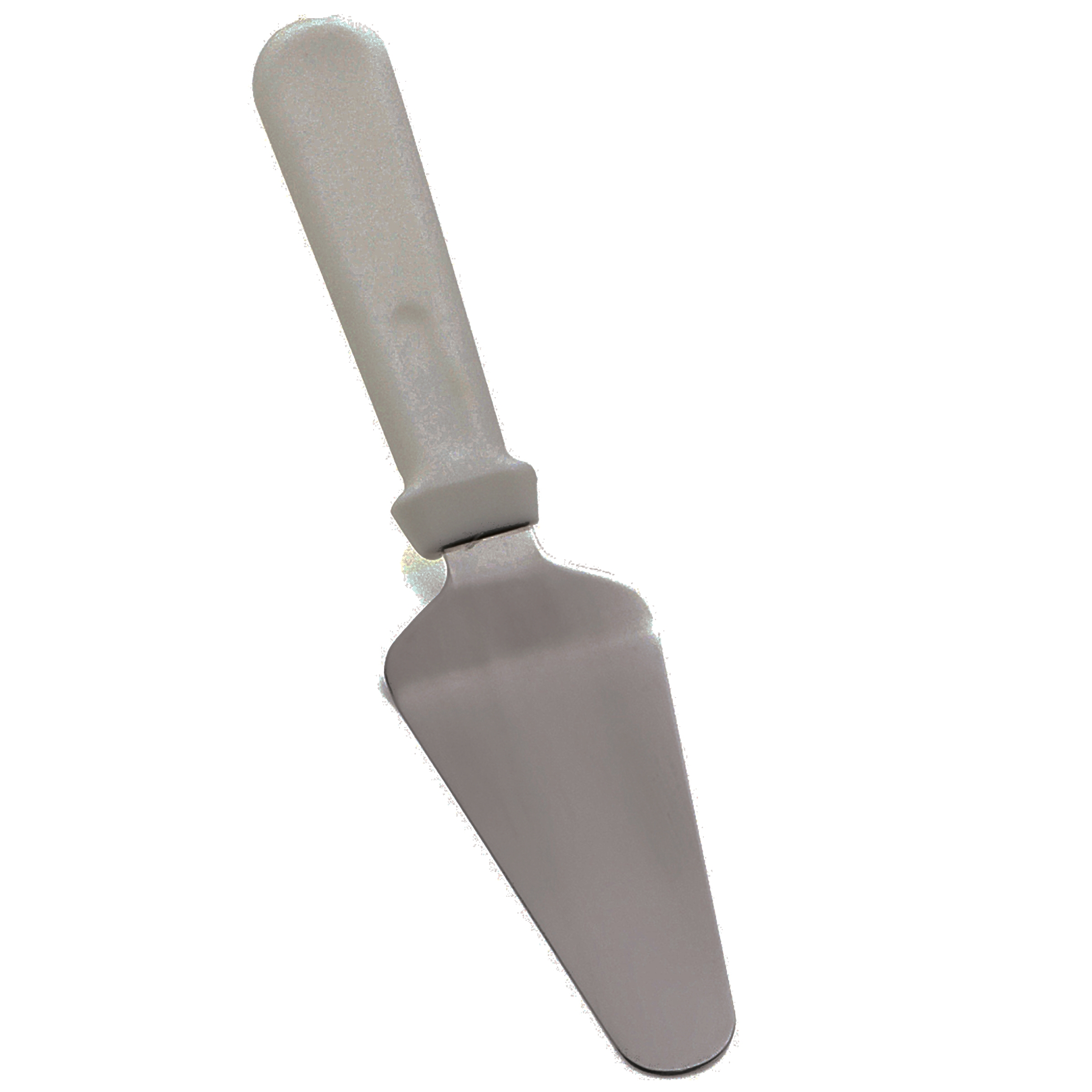 Tablecraft Stainless Steel Pie/Pizza Server with White ABS Handle, 11 inch