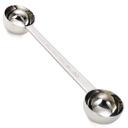 Tablecraft 18/8 Stainless Steel Mirror Finish Double Coffee Scoop, 1 and 2 Tablespoon