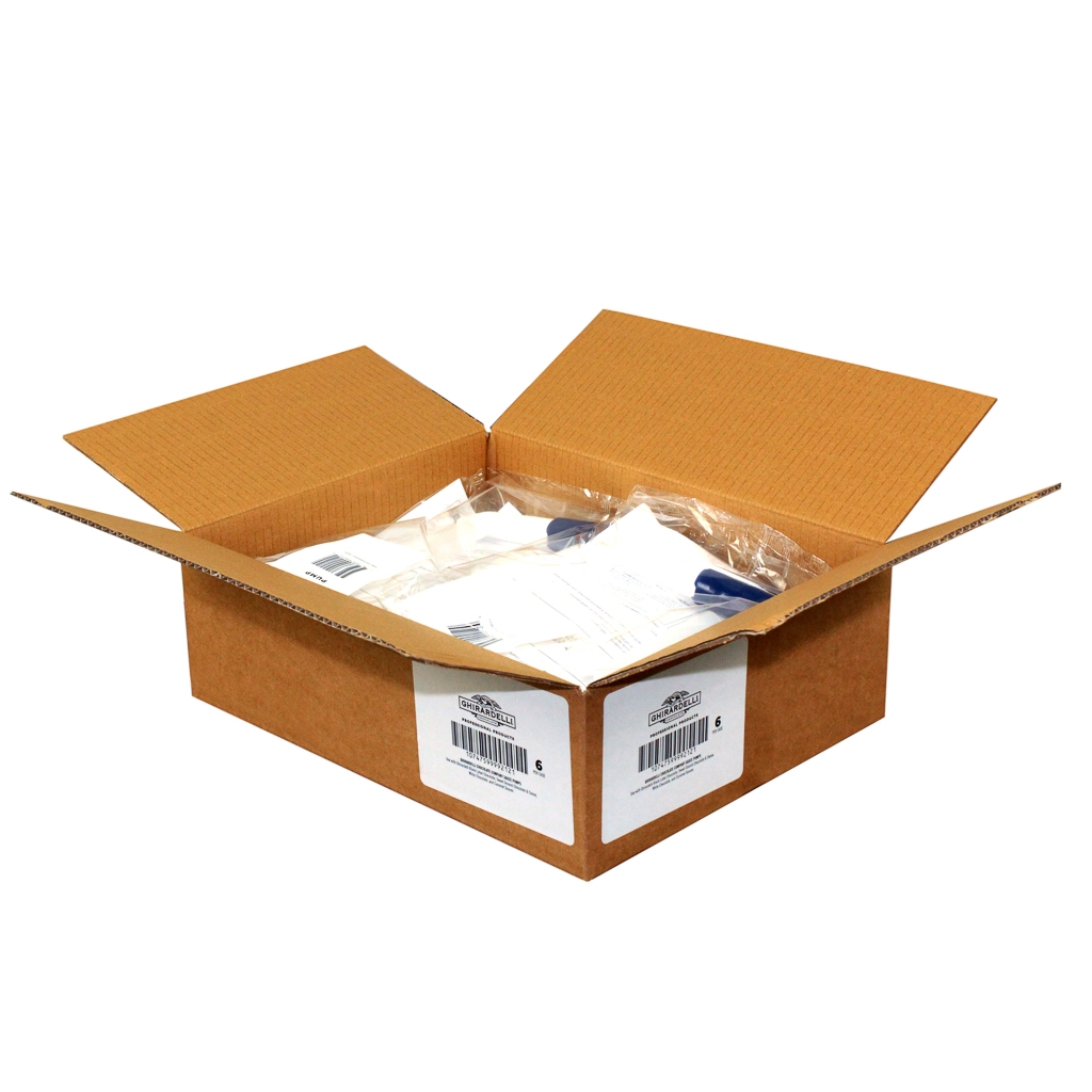 Ghirardelli Blue and White Sauce Pump -- 6 per case.