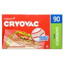 Cryovac Resealable Sandwich Bag, 90 count per pack -- 12 per case.