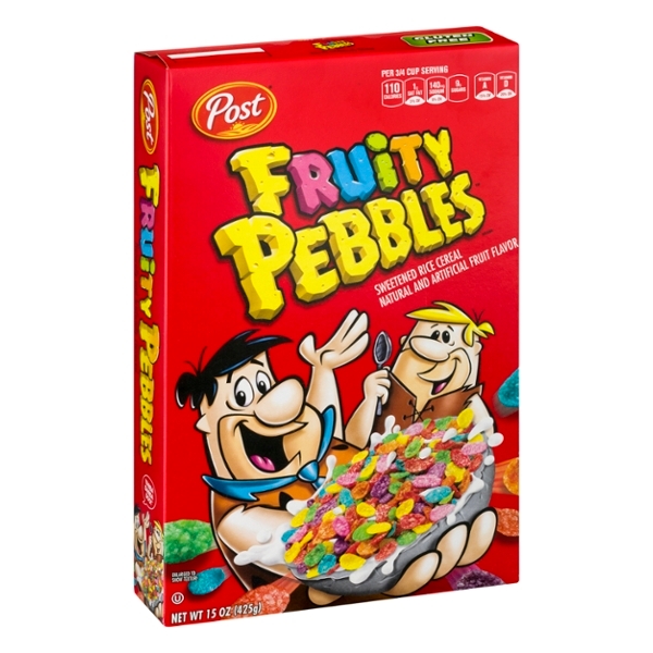 Post Fruity Pebbles Cereal, 15 Ounce -- 12 Per Case