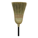 Broom, Warehouse Broom, Corn Wood Handle, Economy ---  6 Count