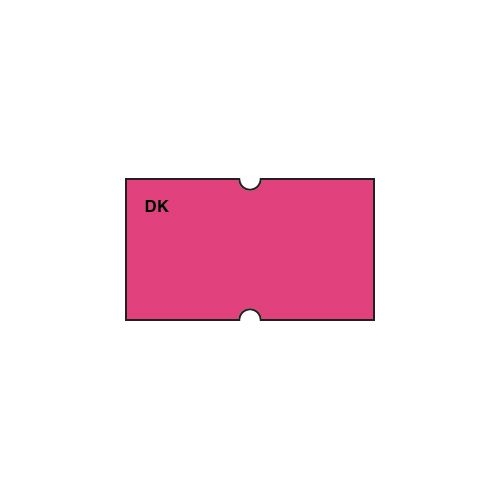 Daymark DuraMark DM3 1 Line Fluorescent Pink Date Coder Label -- 8 rolls per case.