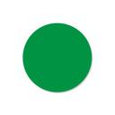 Daymark DuraMark Solid Green Blank Deli Label, 1 inch Circle - 1000 per roll -- 12 rolls per case.