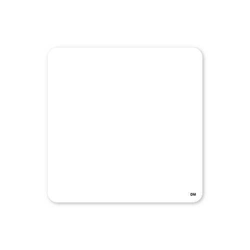 Dissolvemark White 2 x 2 inch Blank Label, 250 count per roll -- 12 rolls per case.