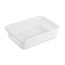 Tablecraft Freezer Drain Box with White Milky Holes, 5 inch -- 12 per case
