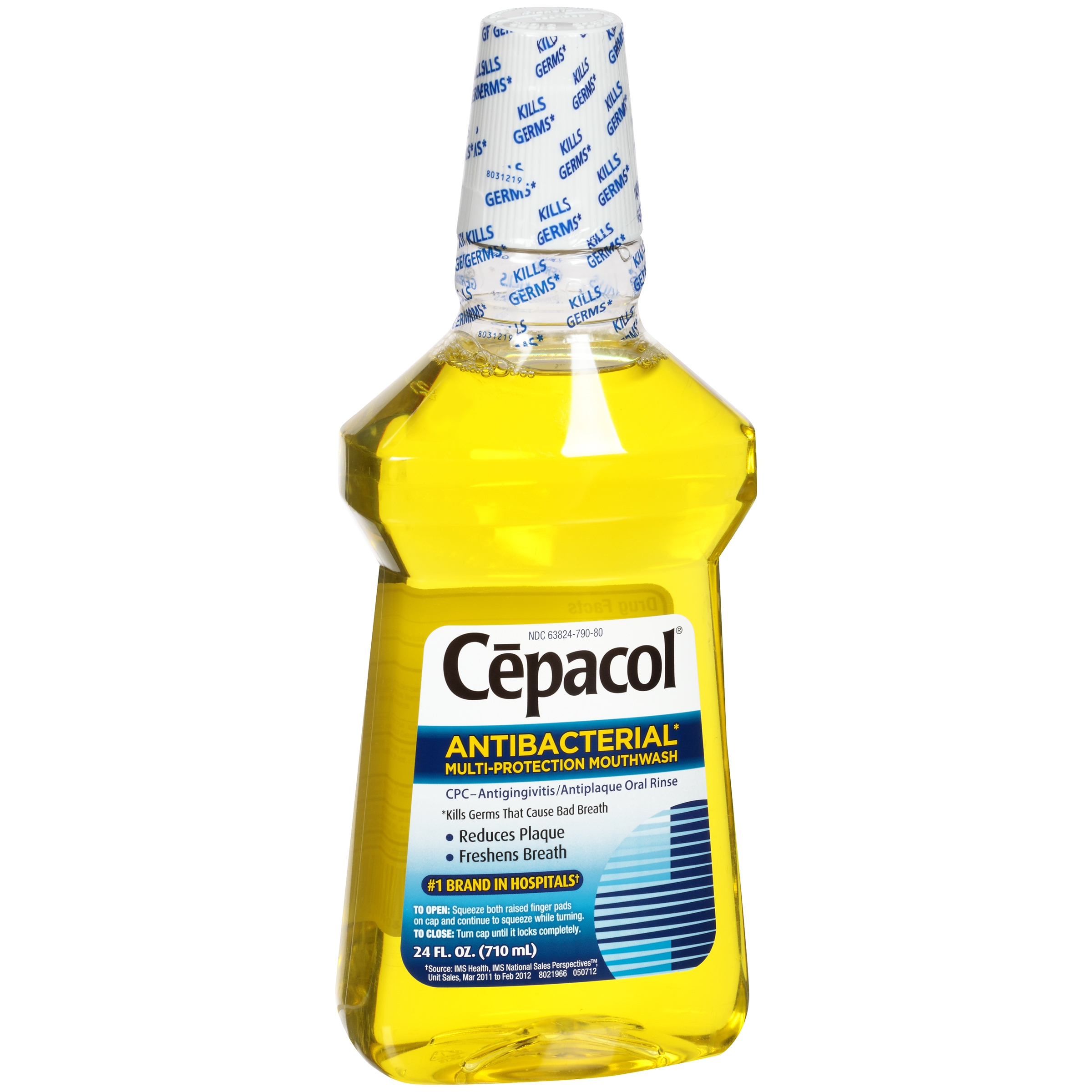 Cepacol Antibacterial Gold Multi Protection Mouthwash, 24 Fluid Ounce -- 6 Per Case