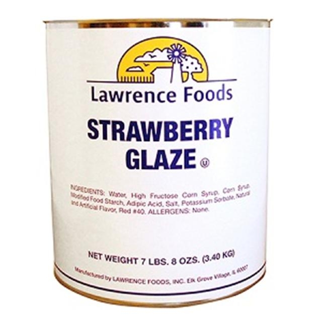 Lawrence Foods Strawberry Glaze, 7.5 Pound -- 6 Per Case
