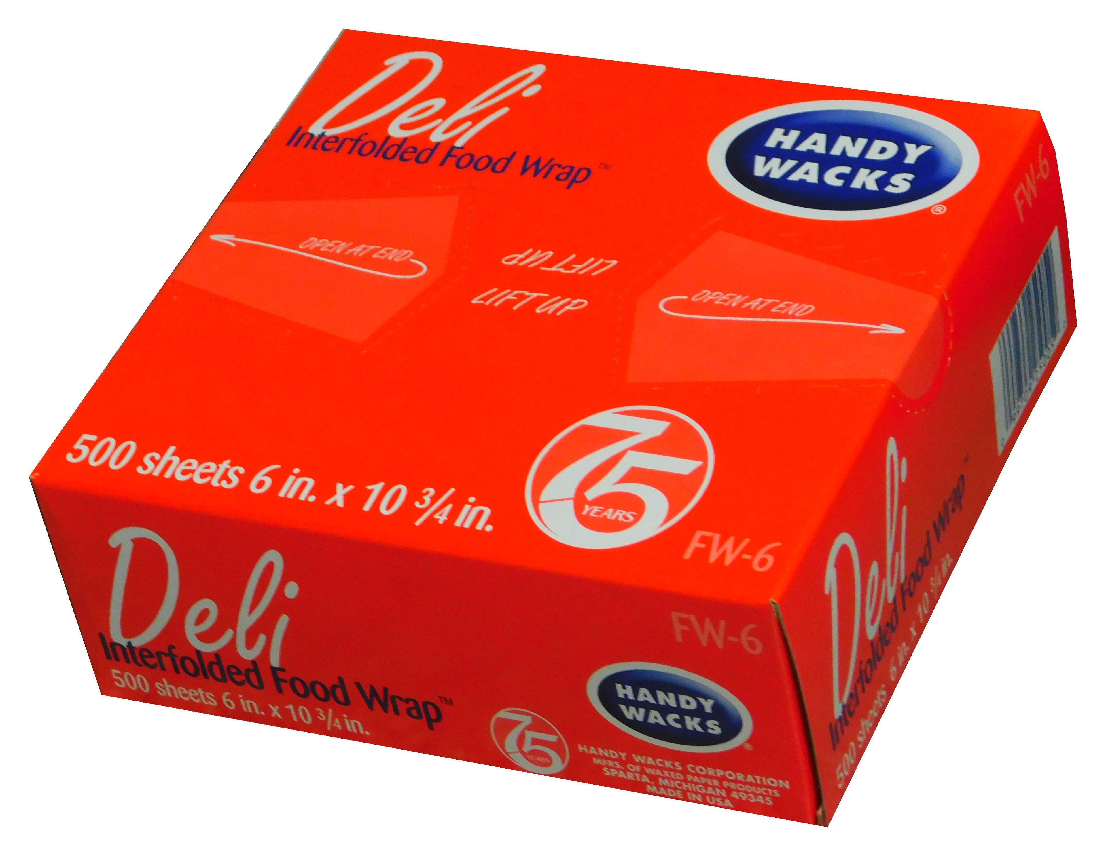 6X10.75 Interfolded Deli Paper -- 12 case -- 500 count