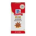 McCormick Pure Anise Extract - 1 oz. bottle, 72 per case