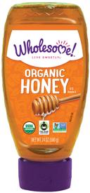 Wholesome Sweeteners Fair Trade Organic Amber Honey, 24 Ounce -- 6 per case.