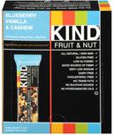 Kind Healthy Blueberry Vanilla and Cashew Fruit and Nut Bar, 1.4 Ounce -- 72 per case.