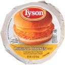 Tyson Foods Original Chicken Patty Fritter with Cheddar Cheese Sandwich, 5.5 Ounce -- 12 per case.