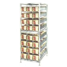 Lakeside Stainless Steel Stationary Can Storage And Dispensing Rack, 25 3/4 X 36 7/8 X 74 1/4 Inch