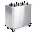 Lakeside Stainless Steel 3 Stack Non Heated Regular Round Plate Dispenser - 5 1/8 to 5 3/4 inch Accommodate Plate Size.
