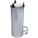 Lakeside Stainless Steel ADA Height Heated Counter Drop In Round Plate Dispenser - Upto 5 inch Accommodate Plate Size.