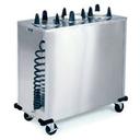 Lakeside Stainless Steel 3 Stack Heated Regular Round Plate Dispenser - 5 7/8 to 6 1/2 inch Accommodate Plate Size.