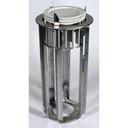 Lakeside Stainless Steel Non Heated Adjust-A-Fit ADA Height Shielded Drop In Dish Dispenser, 2.75 to 6 Inch Plates