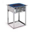 Lakeside Stainless Steel Adjust A Fit Open Counter Drop-In Tray and Glass Rack Dispenser, 19 3/8 x 23 1/4 x 28 1/4 inch.