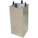 Lakeside Stainless Steel Regular Shielded Counter Drop In Unheated Square Plate Dispenser - 9 1/2 to 10 1/4 inch Accommodate Plate Size.