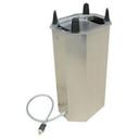 Lakeside Stainless Steel Regular Heated Counter Drop In Oval Plate Dispenser - 8 x 10 3/4 to 8 1/2 x 11 1/2 inch Accommodate Plate Size.