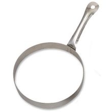 Alegacy Stainless Steel Round Egg Ring, 6 Inch Diameter