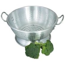Alegacy Aluminum Heavy Duty Colander, 11 Quart Capacity