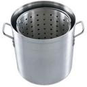 Alegacy Eagleware Aluminum Stock Pot with Lid and Basket, 32 Quart.