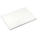 Alegacy White Polyethylene Cutting Slab, 48 x 96 x 1/2 inch.