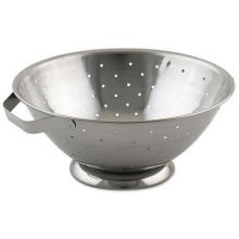 Alegacy Stainless Steel Footed Colander, 3 Quart