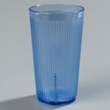 Blue SAN Crystalon Stack-All Tumbler 20 Ounce -- 48 per case
