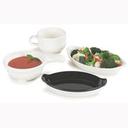 White Polycarbonate Oval Casserole 3 inch -- 24 per case