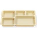 Cambro Camwear Polycarbonate Tray On Tray Meal Delivery Base Tray, Beige, 14 3/4 x 10 9/16 x 1 5/16 inch -- 24 per case.