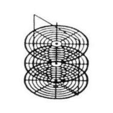 Nemco Food Equipment Heavy Gauge Wire Three Tier Rack System Only, 12 Inch Diameter