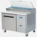 Arctic Air One Door Pizza Prep Table, 47.50 x 32.25 x 41.00 inch.