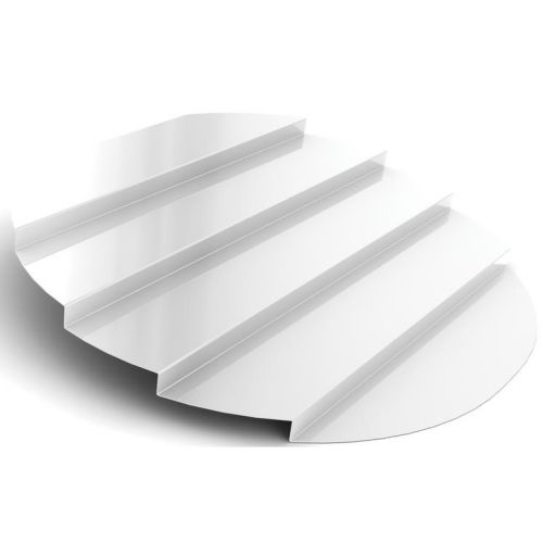 Lakeside Geneva Stainless Steel Round Display Riser, 28 inch Diameter.