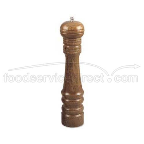 Alegacy Walnut Finish Pepper Mill, Brass Ferrule, 12 1/2 Inch
