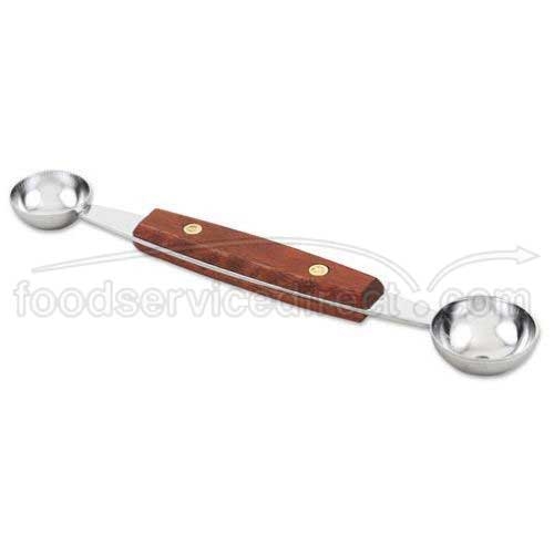 Alegacy Fruit and Vegetable Scoop with Wood Handle, 7 inch Length.
