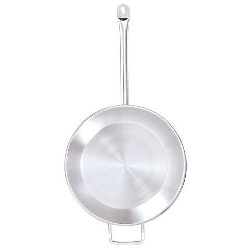 Alegacy Optima ll 21CT Stainless Steel Fry Pan with Helper Handle, 14 inch.