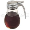 Alegacy Glass Teardrop Heavy Duty Syrup Dispenser, 6 Ounce -- 12 per case.